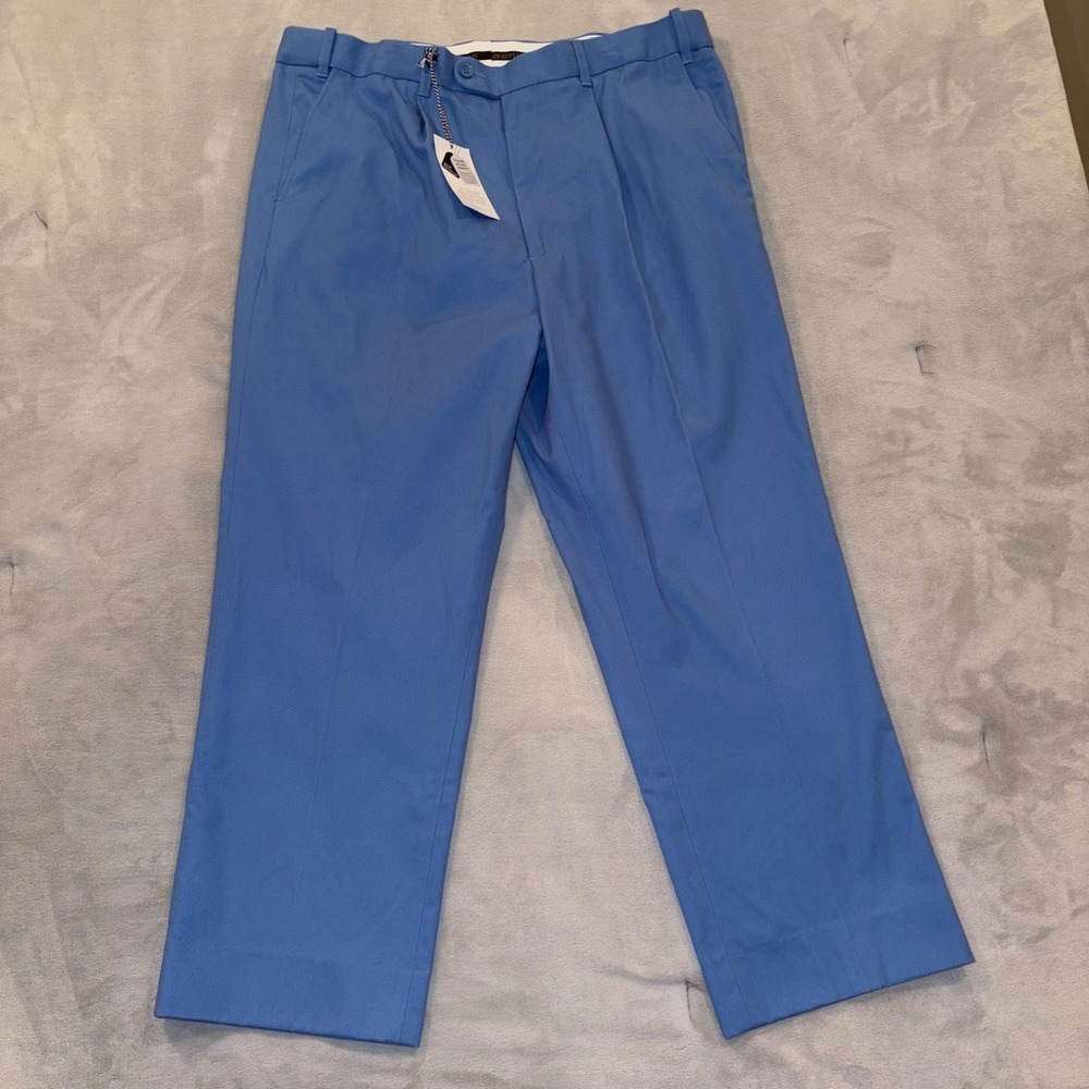 Peter Christian Mens‎ Chino Trousers Blue 100% Cotton 38x26 MT 06 PC 1336 NWT